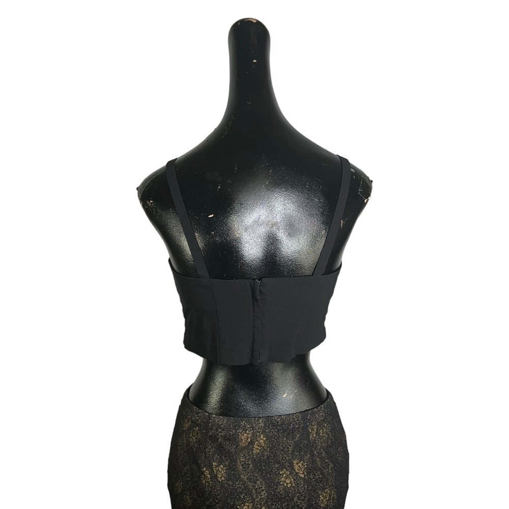 Vintage Studio F Collection black crop top - Picture 5 of 10